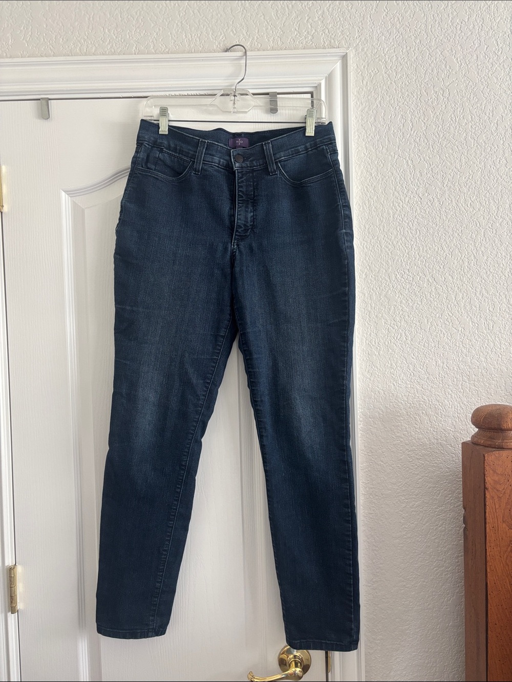 NYDJ Dark Indigo Straight-Leg Jeans